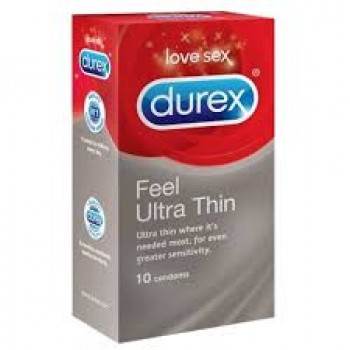 Durex Feel Ultra Thin Condom (12 Condoms)